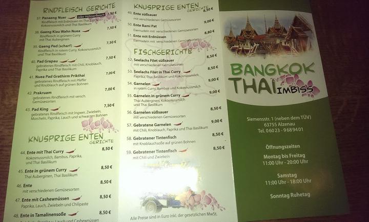 Bangkok Thai Imbiss Restaurant