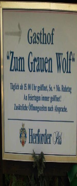 Gaststätte "Zum Grauen Wolf"