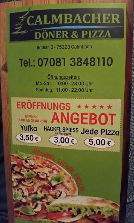 Calmbacher Döner & Pizza