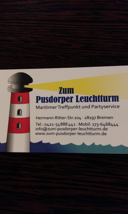 Zum Pusdorper Leuchtturm