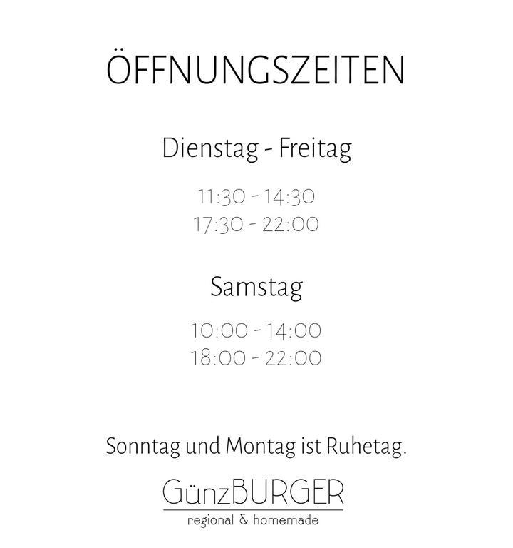 GünzBURGER - regional & homemade