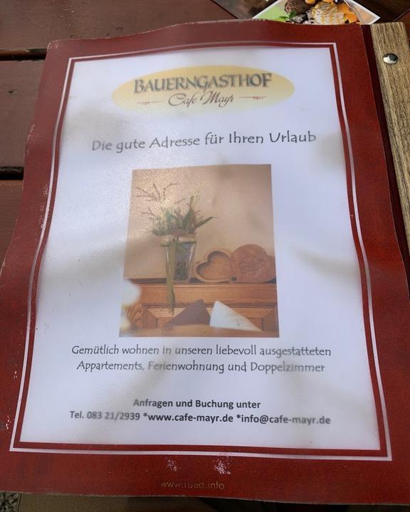 Berggasthof-Cafe Mayr